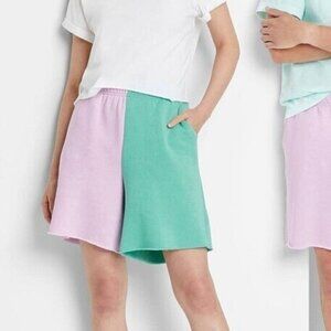 Wild Fable Color Block Retro Lounge Wear Shorts